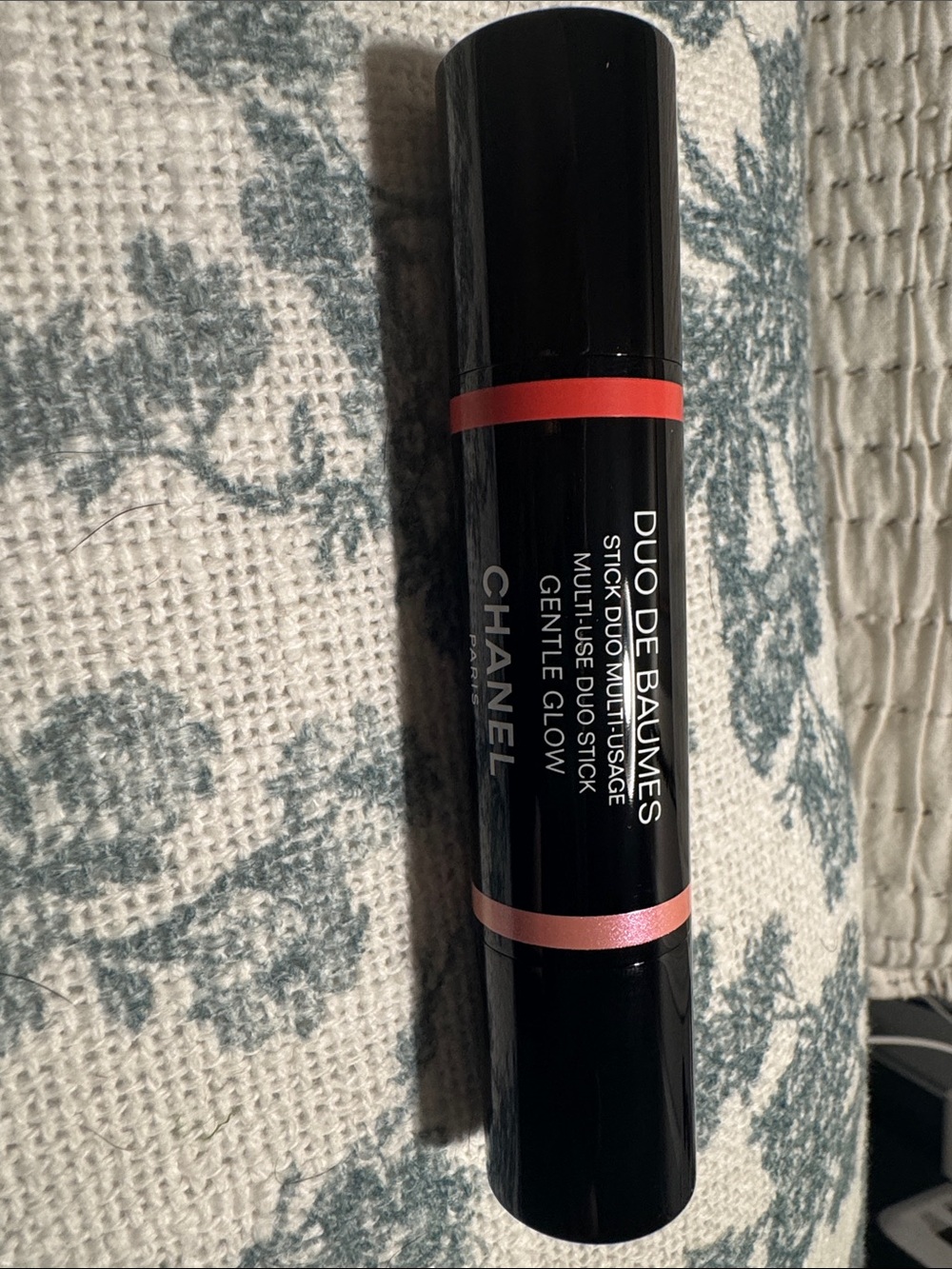 CHANEL Gentle Glow Duo Stick - Black & Gold Accents